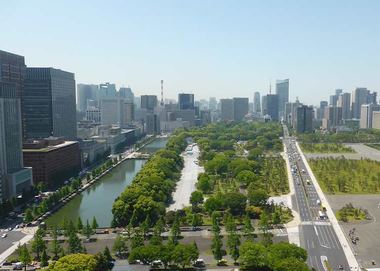 View from the Palace Hotel Tokyo