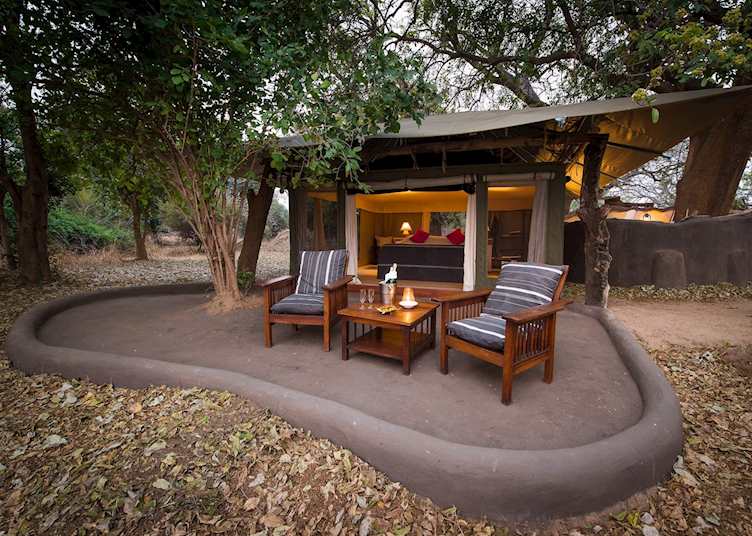 Private deck at Tena Tena