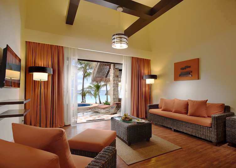 Panglao Villa Living Room, South Palms Resort, Bohol
