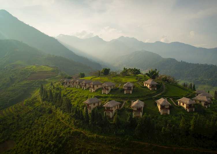 Topas Eco Lodge from above
