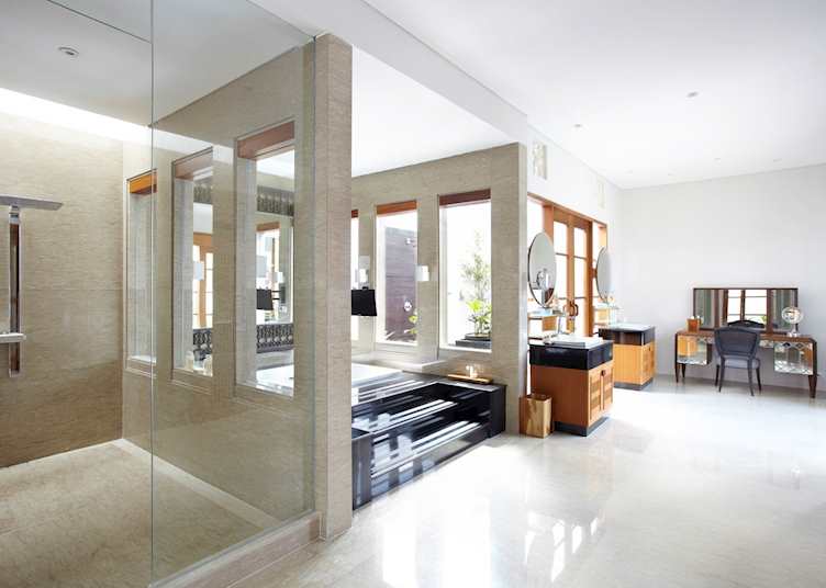 Pool Villa Bathroom at the Samaya, Seminyak
