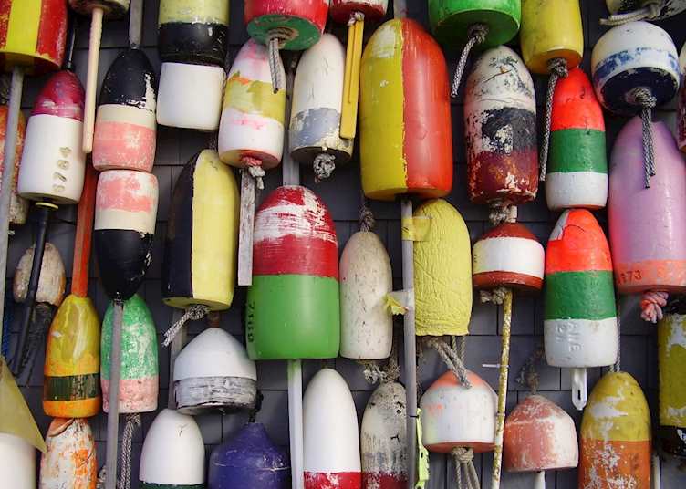 Buoys in Provincetown, Cape Cod