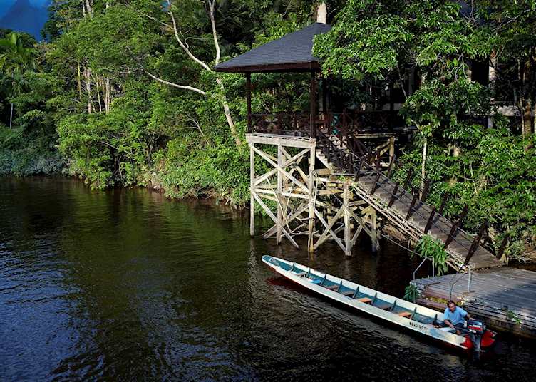 Jetty at the Mulu Marriott