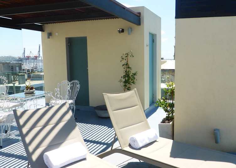 Rooftop terrace, Alma Historica