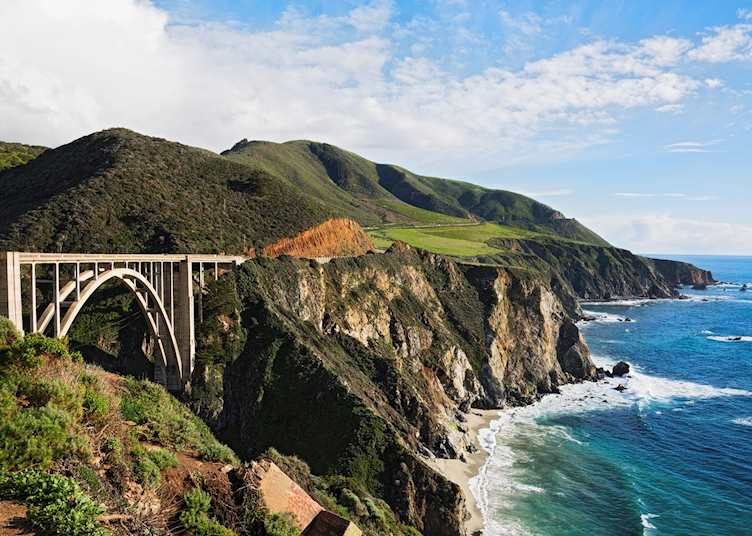 Bixby Bridge on the Pacific Coast Highway at Big Sur, California 