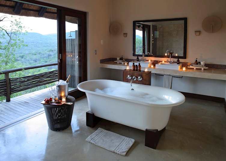 Bathroom at &Beyond Phinda Mountain Lodge