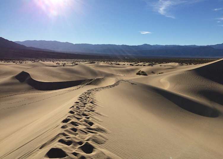 Sand dunes in Death Valley National Park