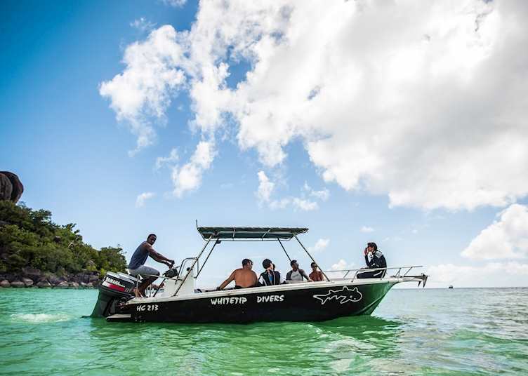 Scuba diving, Paradise Sun, Praslin