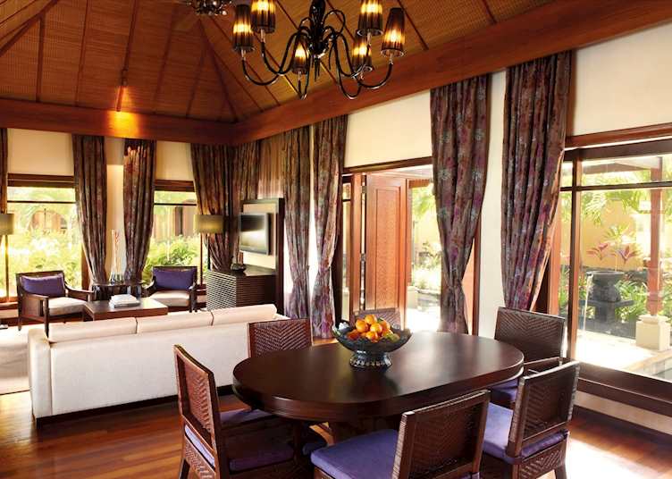 Shanti Villa living area, Shanti Maurice, Mauritius