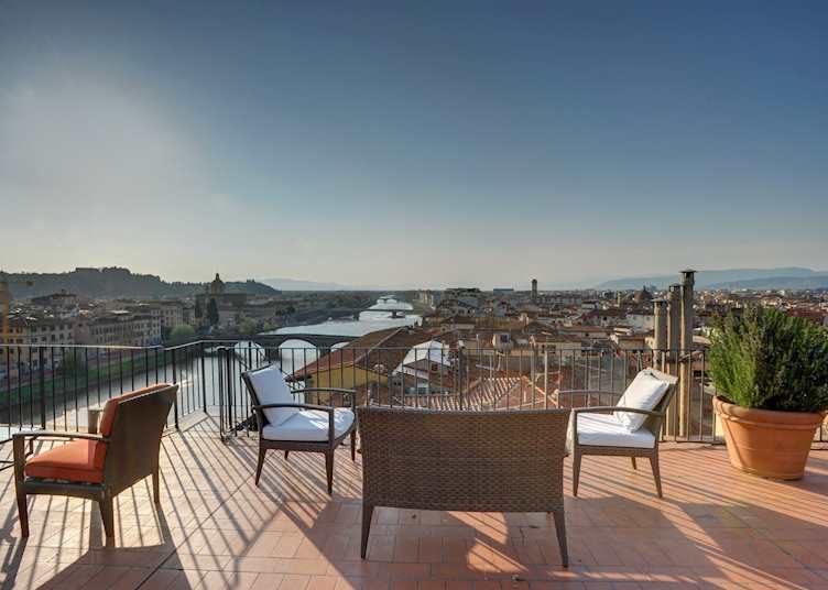 Rooftop terrace, Antica Torre di Via Tornabuoni, Florence