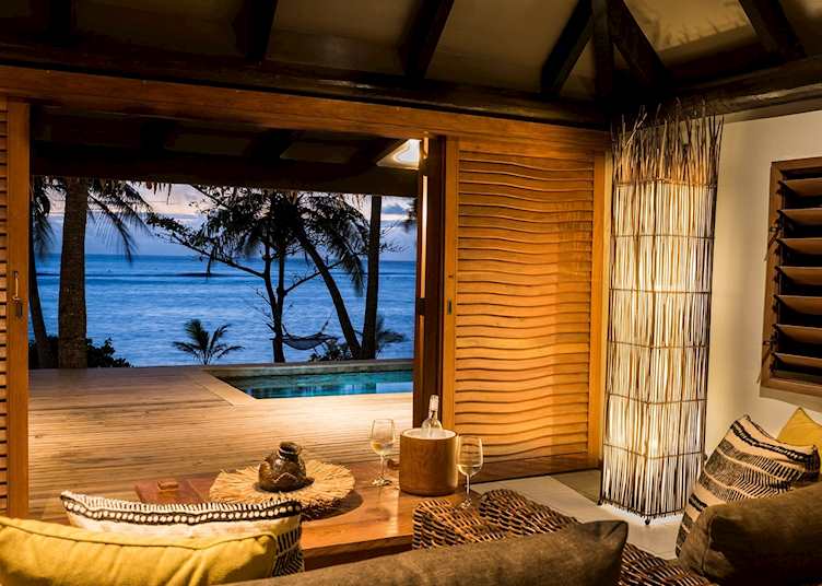 Beachfront pool bure, Tokoriki Island Resort, Mamanuca and Yasawa Islands