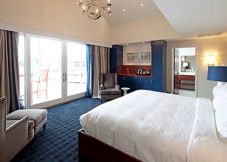 Admiral Suite, The Boathouse Waterfront Hotel, Kennebunkport