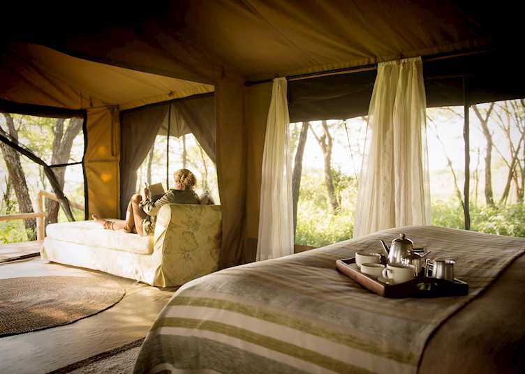 Guest Tent at Dunia Camp