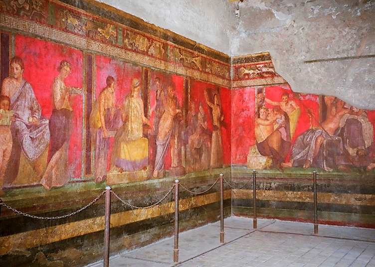 Fresco, Villa dei Misteri, Pompeii