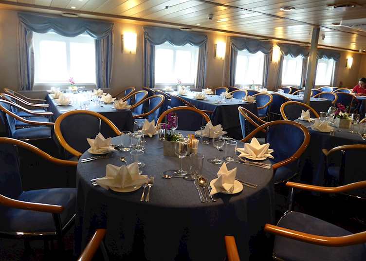 The dining room