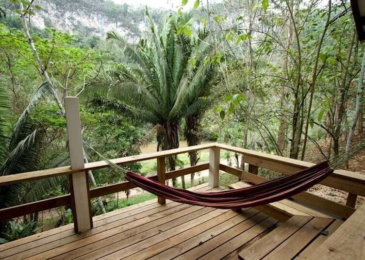 Hammock view, Black Rock Lodge