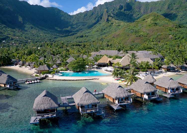 Aerial View, Manava Beach Resort & Spa - Moorea, Moorea