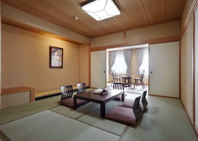 Japanese room at Kagetsu Hotel, Matsumoto