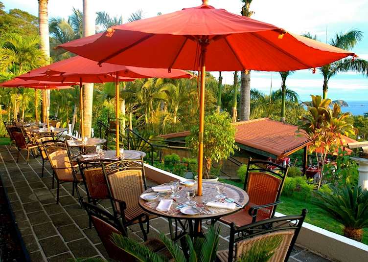 Terrace at Hotel Parador