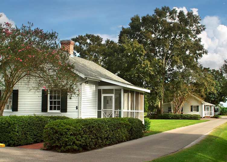 A cottage at Oak Alley Plantation