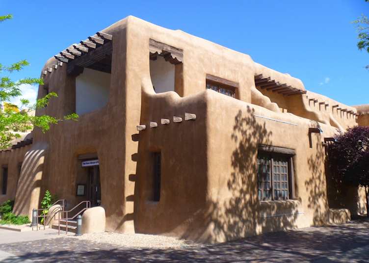 Adobe building in Santa Fe