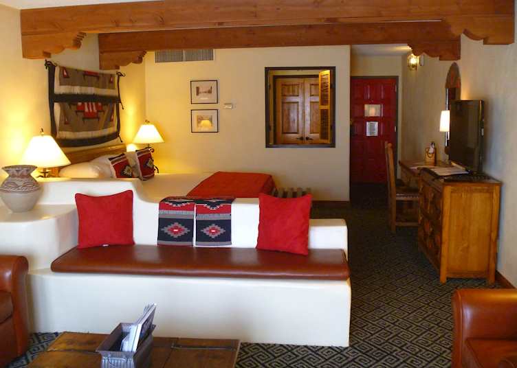 Mini suite at the Inn of the Governors, Santa Fe