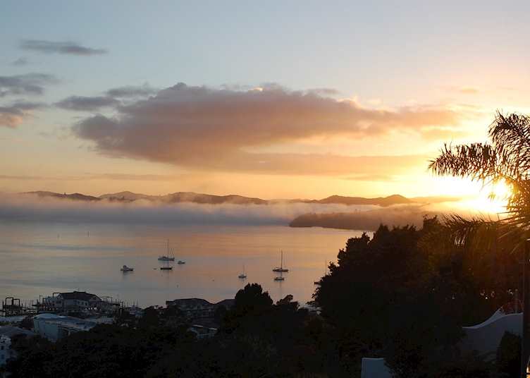 Sunrise over Paihia