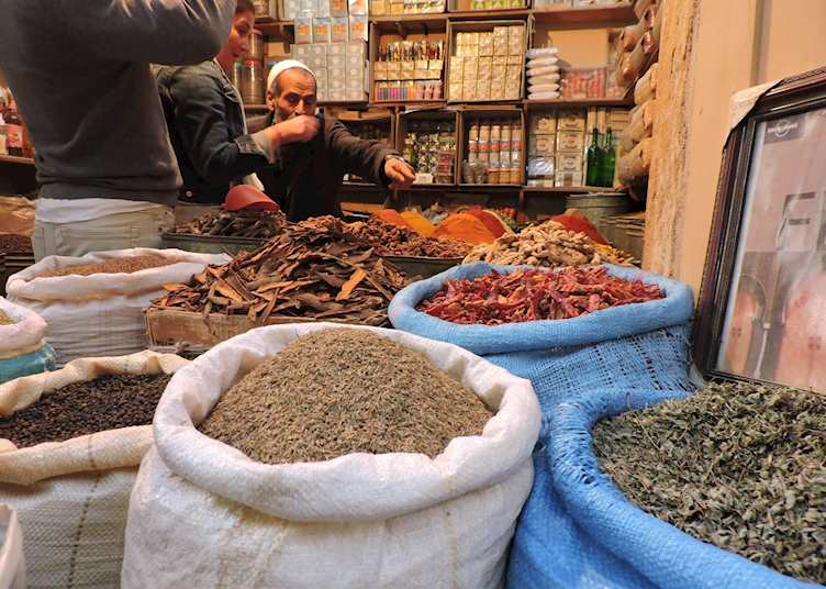 Bags of spices found in the market