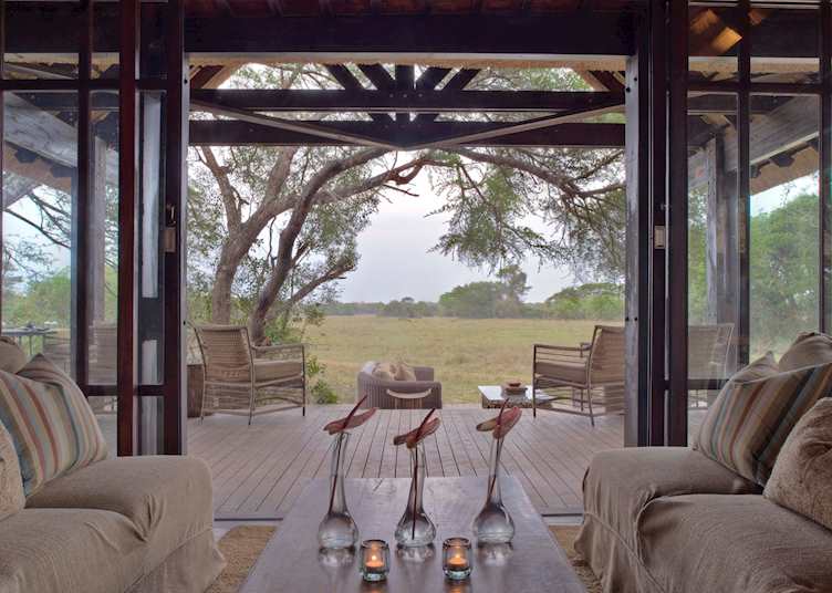 Phinda Vlei Lodge, lounge area