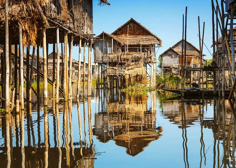 Stilted villages of Inle Lake