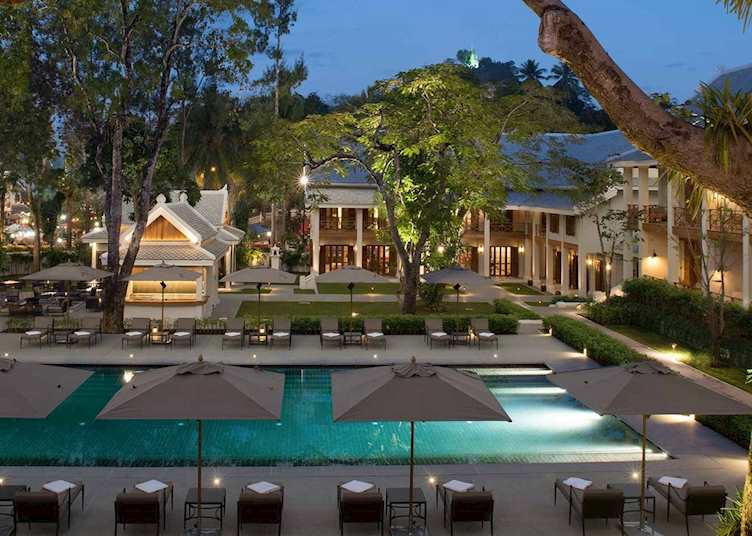 Courtyard and pool area, Avani Luang Prabang