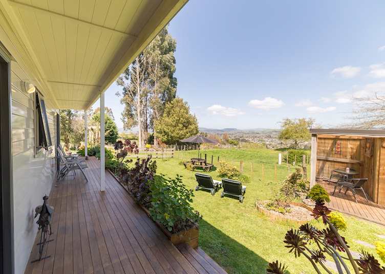 View from The Cottage, City Lights Boutique Lodge, Rotorua