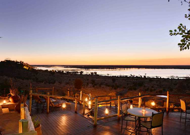 Sunset from Ngoma Lodge