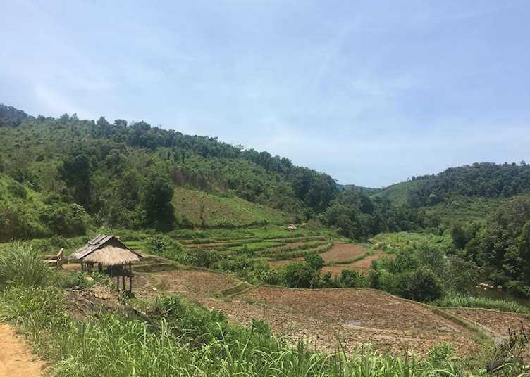 Day one of The Nests trek in Nam Et-Phou Louey NPA