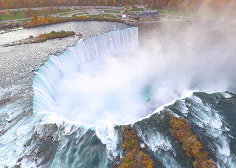 Horseshoe Falls from above, Niagara Falls