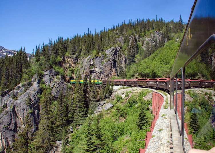Riding the White Pass Railroad
