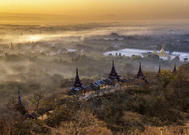 Sunrise on Mandalay Hill, Mandalay