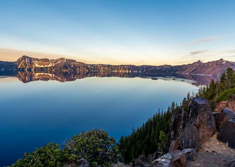 Crater Lake in Oregon 