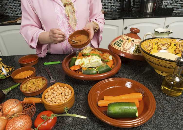 Traditional Moroccan cooking
