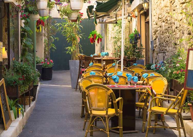 Outdoor cafe, France