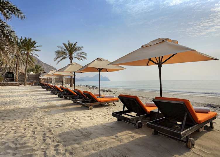 Beach, Six Senses at Zighy Bay, Musandam