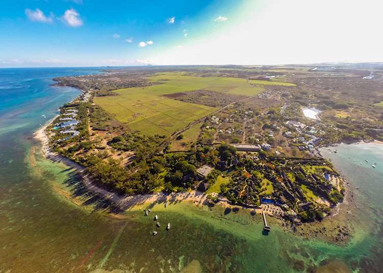 Aerial view, The Oberoi Mauritius, Mauritius