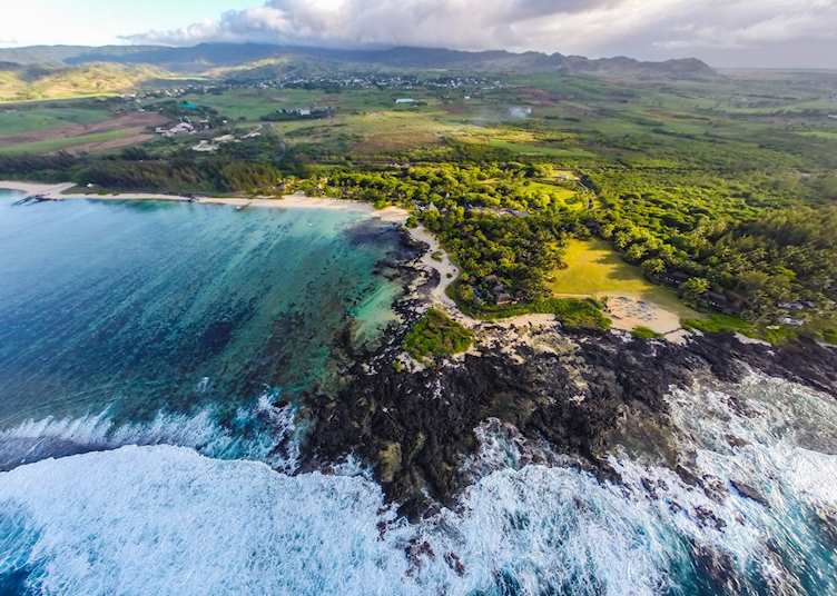 Aerial view, Shanti Maurice, Mauritius