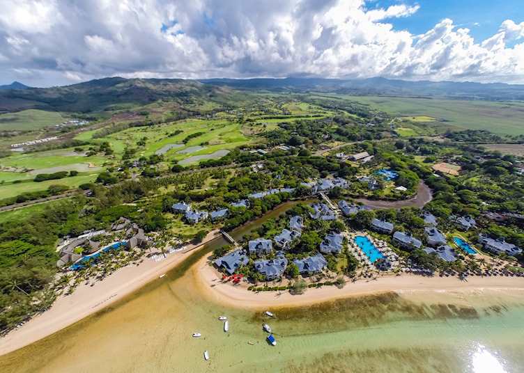 Aerial view, Heritage Le Telfair, Mauritius