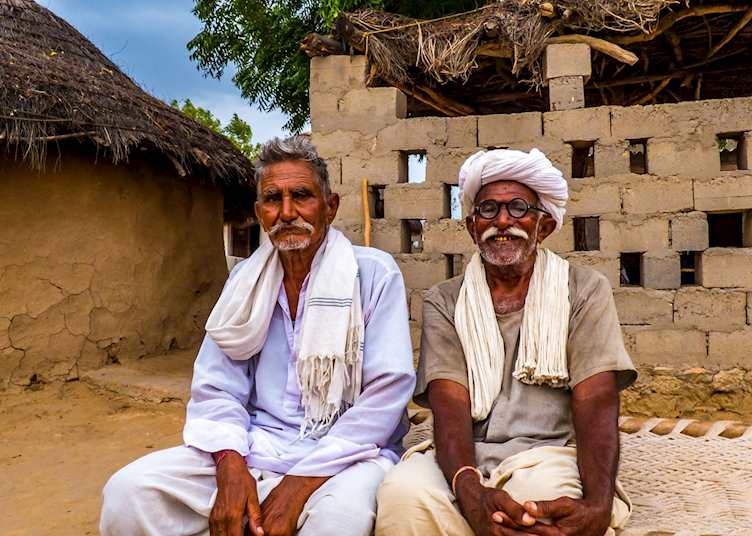 The elder men around Rohet village