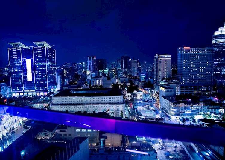 View from rooftop bar, Liberty Central Saigon Citypoint