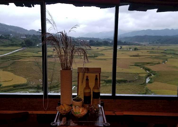 View from the restaurant, Mu Cang Chai Ecolodge