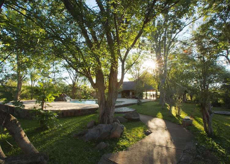 Masuwe's shaded gardens