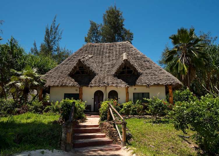 Beach front room at Pongwe Beach Hotel