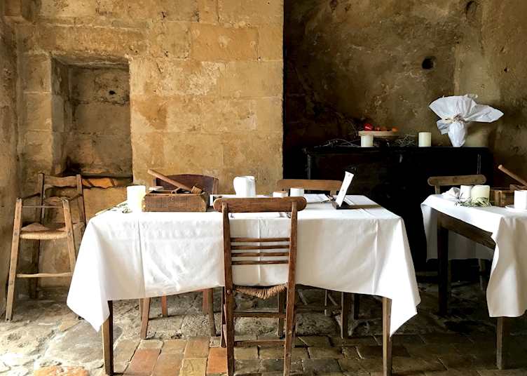 Breakfast room at Sextantio le Grotte della Civita, Matera